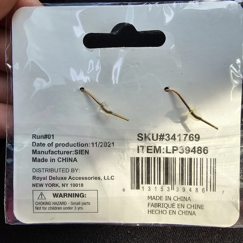 NWT the Lord's prayer earrings